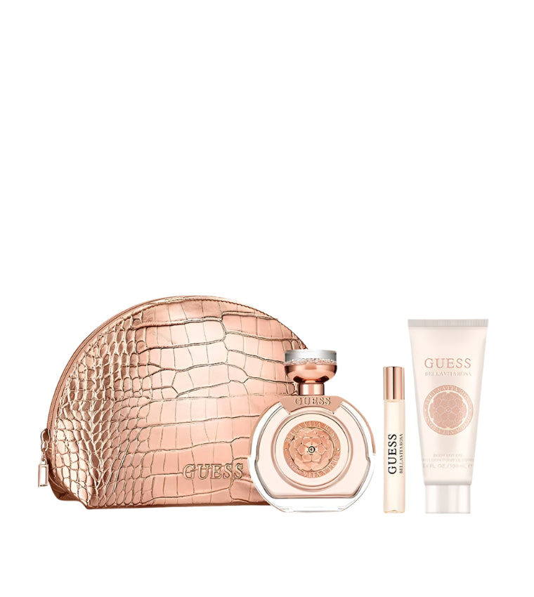 جيس بيلا فيتا روزا أو دو تواليت 100 مل + أو دو تواليت ميني 15 مل + لوشن للجسم 100 مل + حقيبة أنيقة