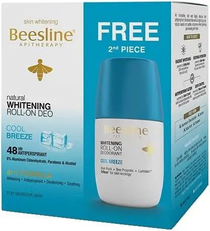 عبوتين من مزيل العرق رول أون للتفتيح الطبيعي - 2 × 50 مل