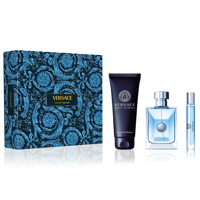 Versace Pour Homme Edt Natural Spray Gift Set 100ml