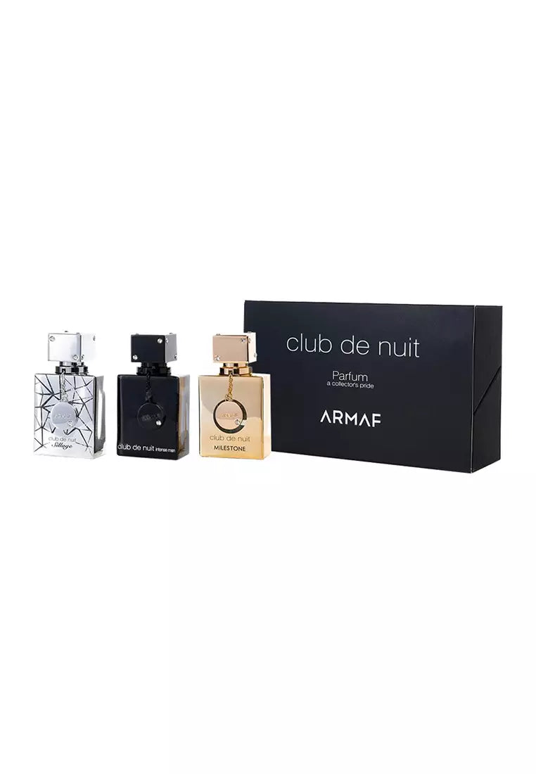 مجموعة عطر ارماف كلوب دي نوي بارفيوم من مجموعة كوليكتورز برايد- 3 قطع × 30 مل