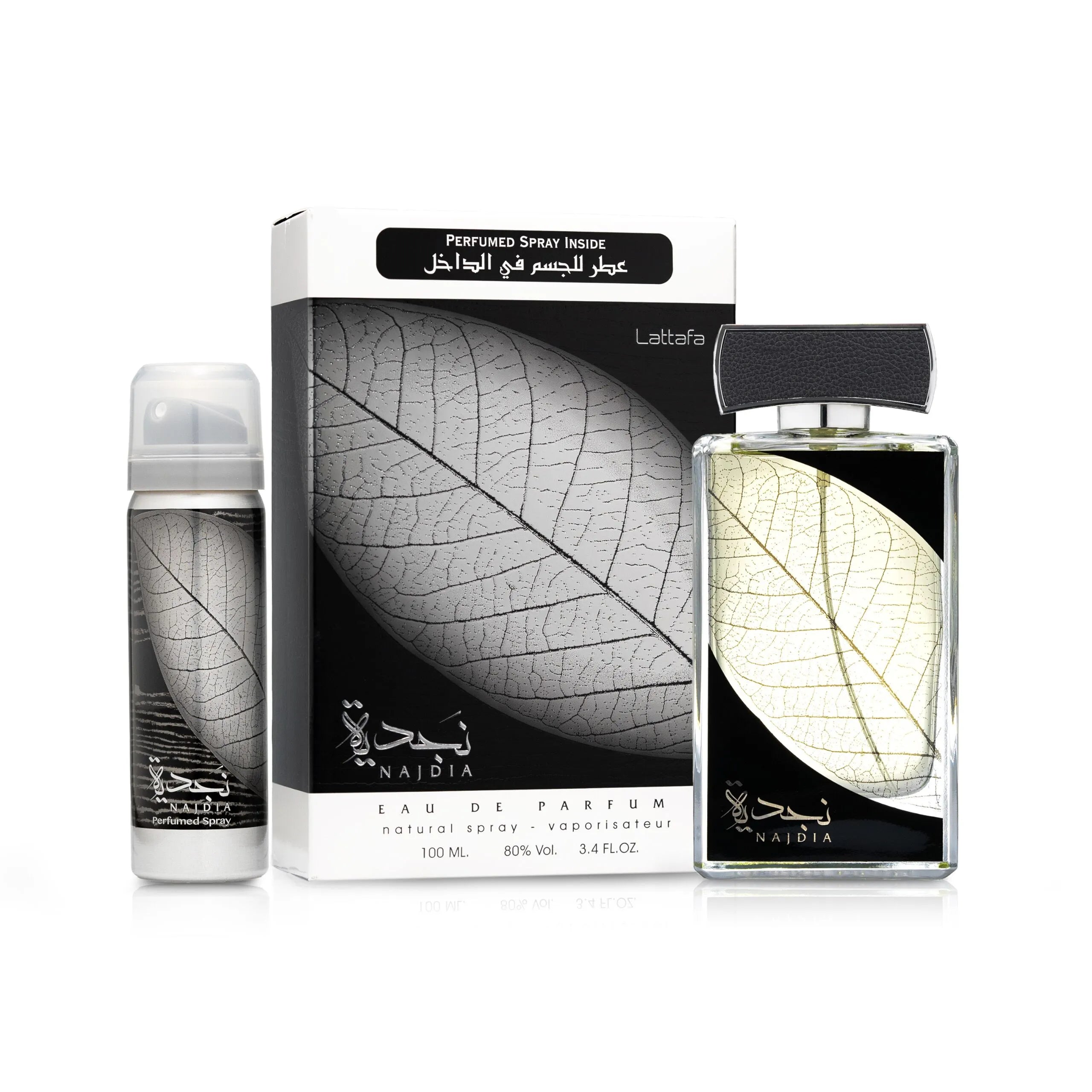 Lattafa Najdia EDP 100ml + Deo 50ml Inside